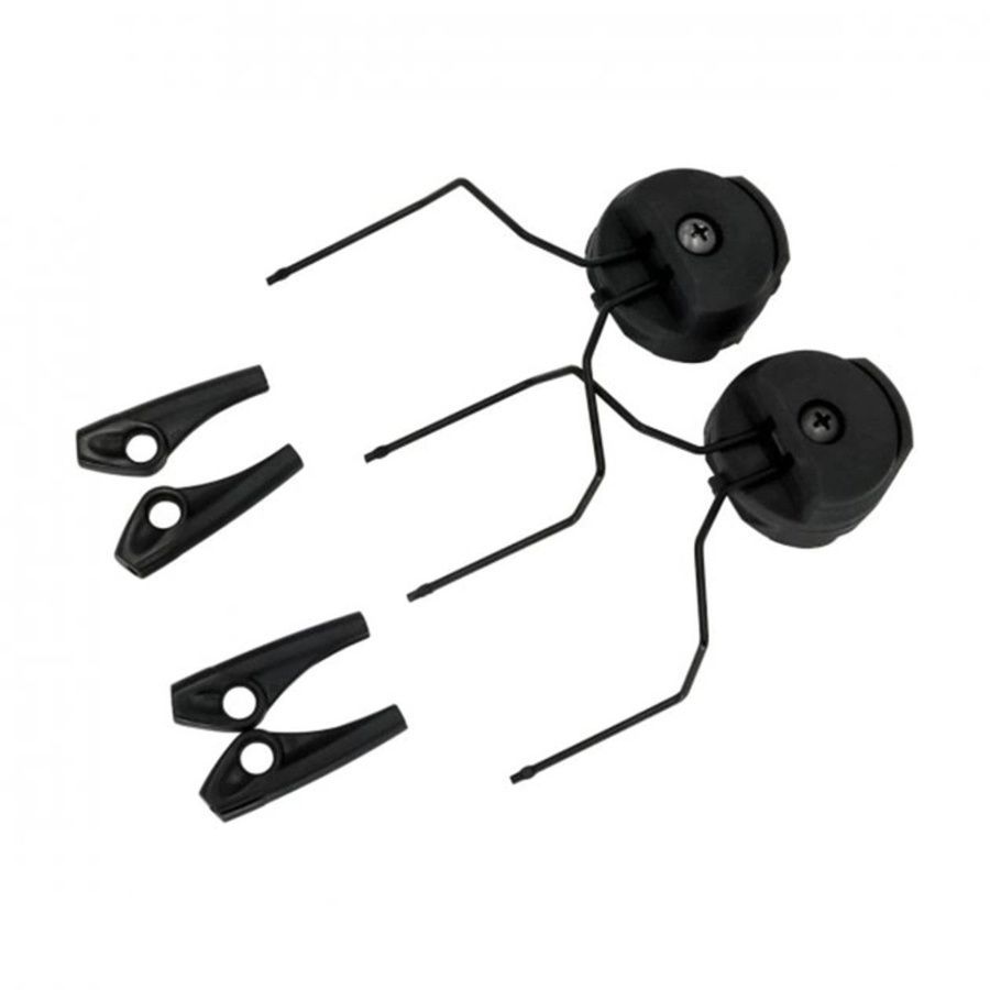 Адаптер ACM Headset Helmet Rail (black) для навушників Howard Leight Impact Sport фото