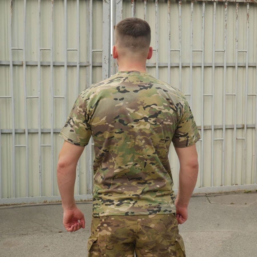 Чоловіча футболка поло Jersey Multicam Kiborg фото