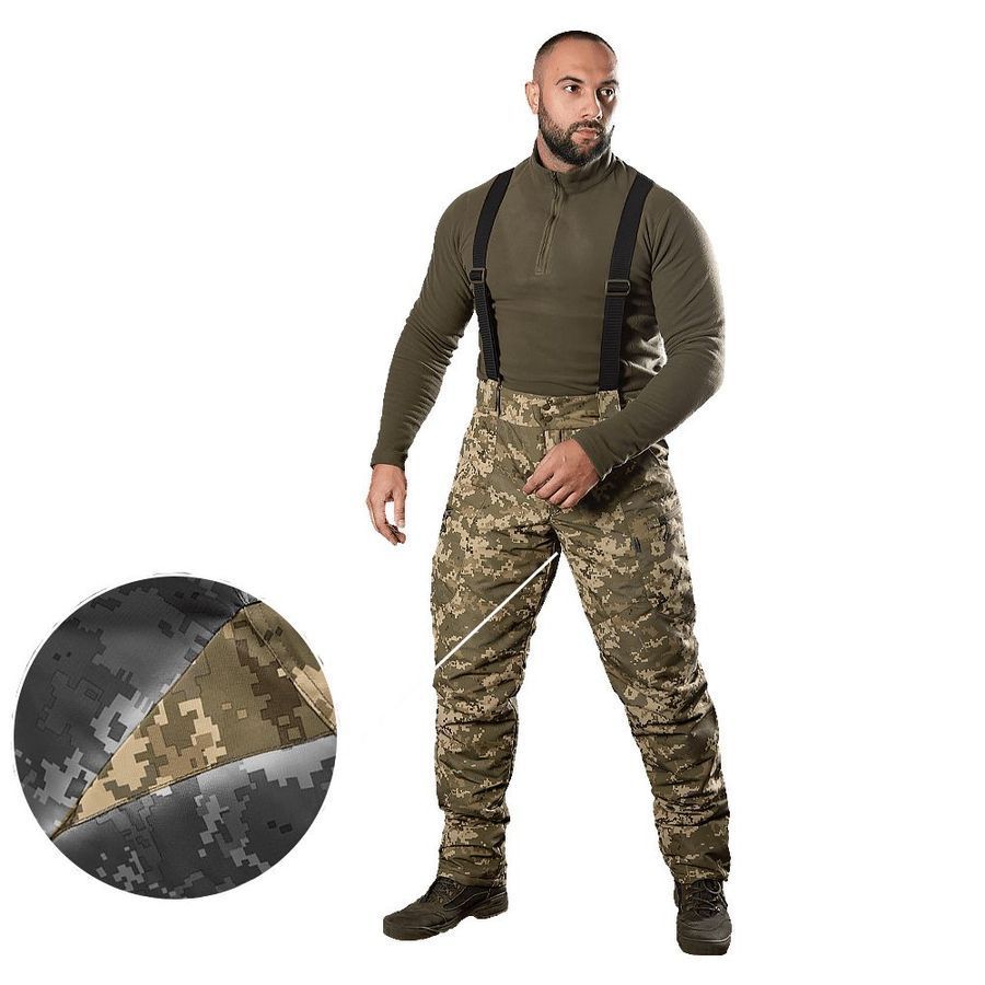 Военные зимние брюки Patrol ClimaGuard пиксель Camotec фото