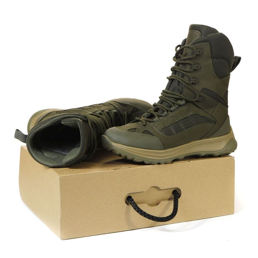 Берці черевики тактичні олива фото