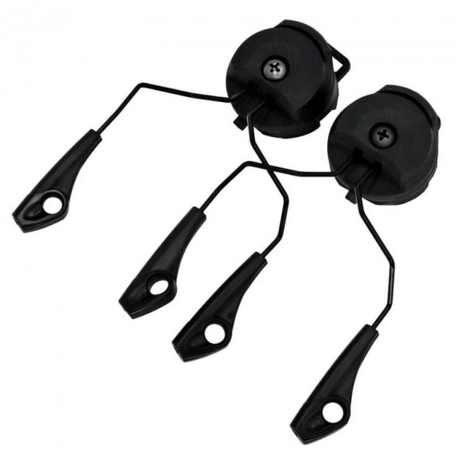 Адаптер ACM Headset Helmet Rail (black) для навушників Howard Leight Impact Sport фото