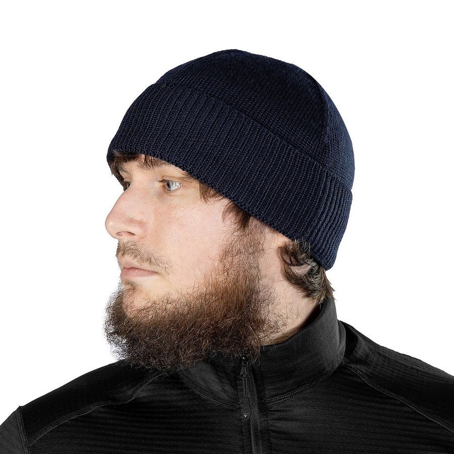 Шапка Watch Cap 2.0 Merino Темно-синяя (9570) фото