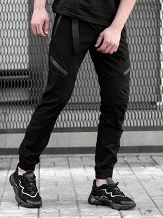 Брюки джогери BEZET Techwear чорний фото