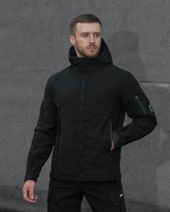 Куртка Softshell BEZET Робокоп 2.0 чорний фото