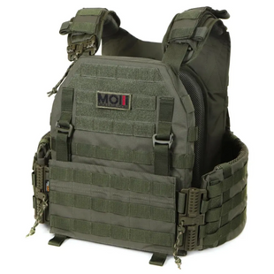 Плитоноска Falcon XL PRO Ranger green, для збільшених плит, з функцією швидкого скидання MOLLI фото