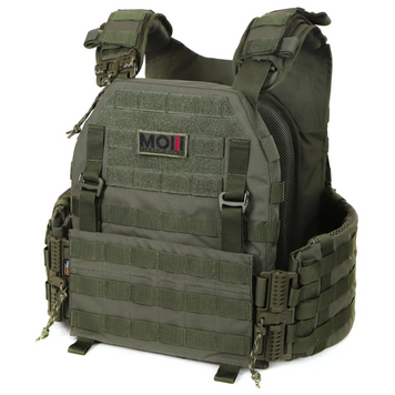 Плитоноска Falcon XL PRO Ranger Green з функцією швидкого скидання МОЛЛІ фото