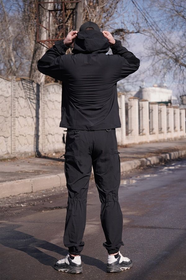 Тактический костюм Tactical Flex Pro FS (4WStretch) Черный (куртка и брюки) фото