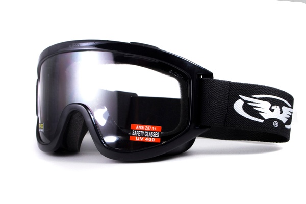 Захисні окуляри-маска Global Vision Wind-Shield (clear) Anti-Fog, прозорі фото