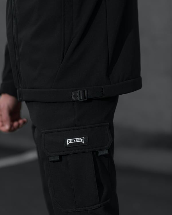 Куртка Softshell BEZET Робокоп 2.0 чорний фото