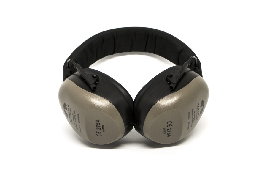 Навушники захисні Pyramex PM8010 (захист SNR 30 dB, NRR 26 dB), бежево-сірі фото