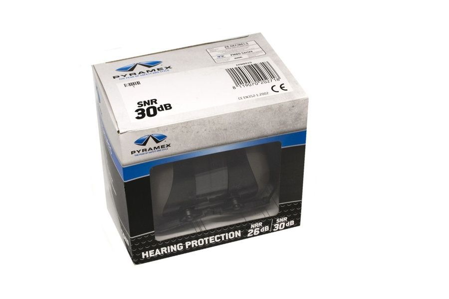 Навушники захисні Pyramex PM8010 (захист SNR 30 dB, NRR 26 dB), бежево-сірі фото