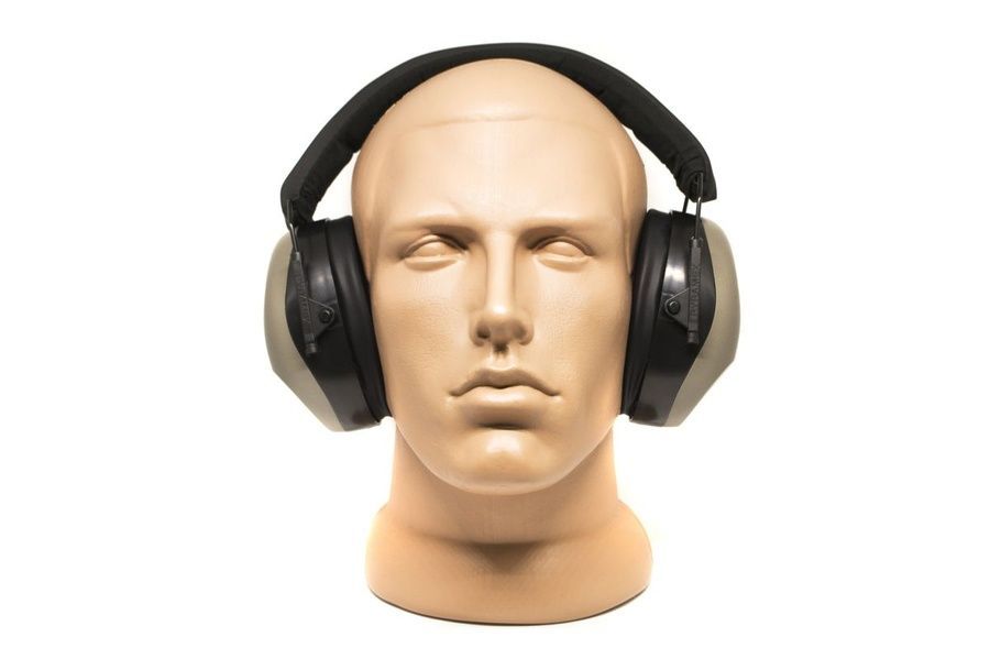 Навушники захисні Pyramex PM8010 (захист SNR 30 dB, NRR 26 dB), бежево-сірі фото