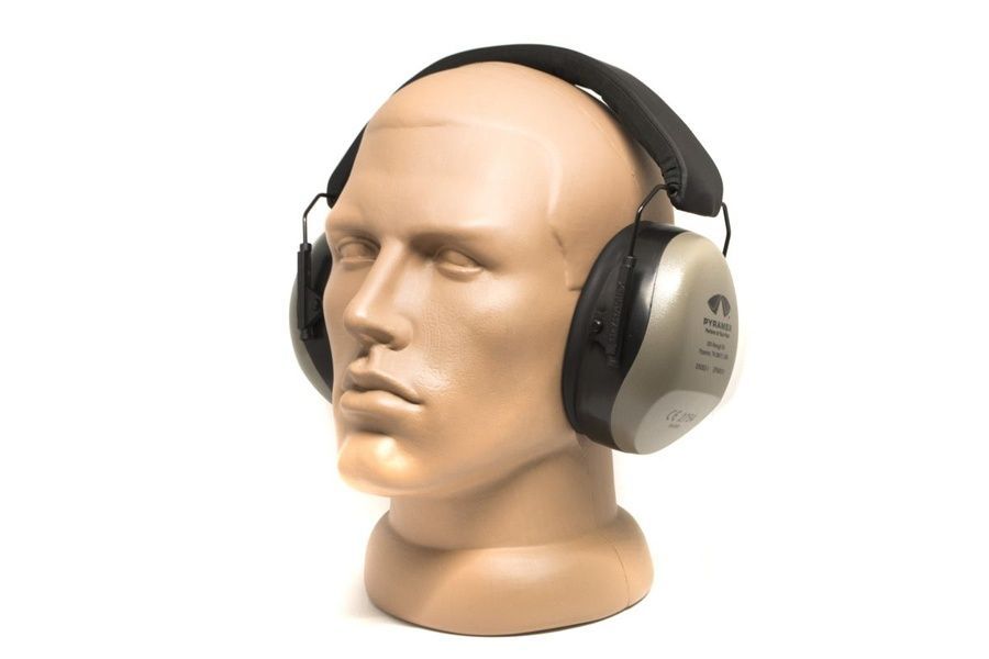 Навушники захисні Pyramex PM8010 (захист SNR 30 dB, NRR 26 dB), бежево-сірі фото