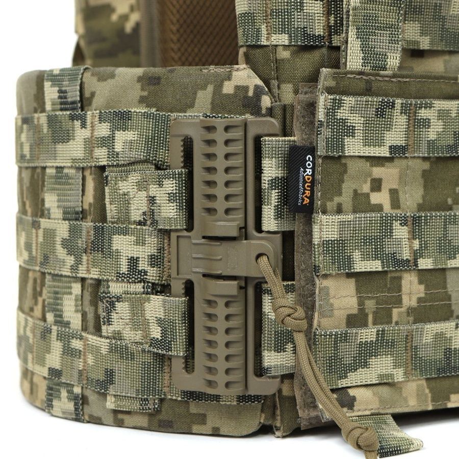 Плитоноска Falcon XL PRO піксель, для збільшених плит, з функцією швидкого скидання MOLLI фото