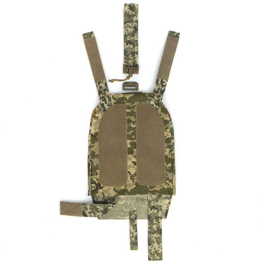 Плитоноска Falcon XL PRO піксель, для збільшених плит, з функцією швидкого скидання MOLLI фото