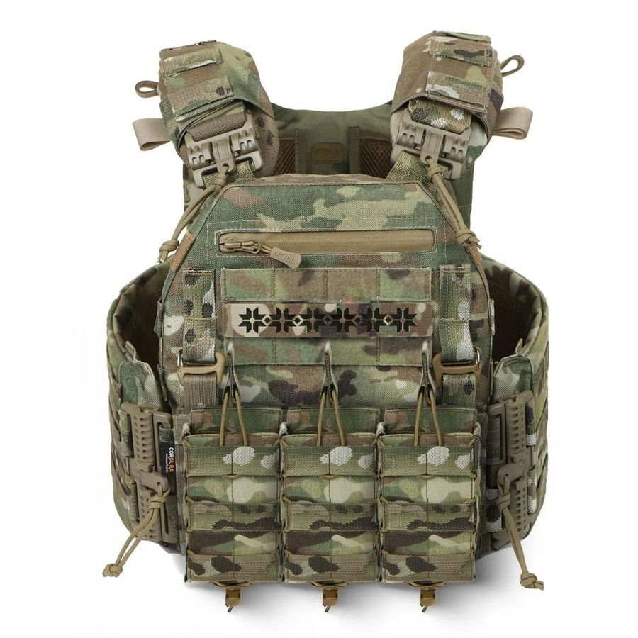 Плитоноска &ldquo;Рубікон&rdquo; мультикам, з підсумками під АК, MOLLI фото