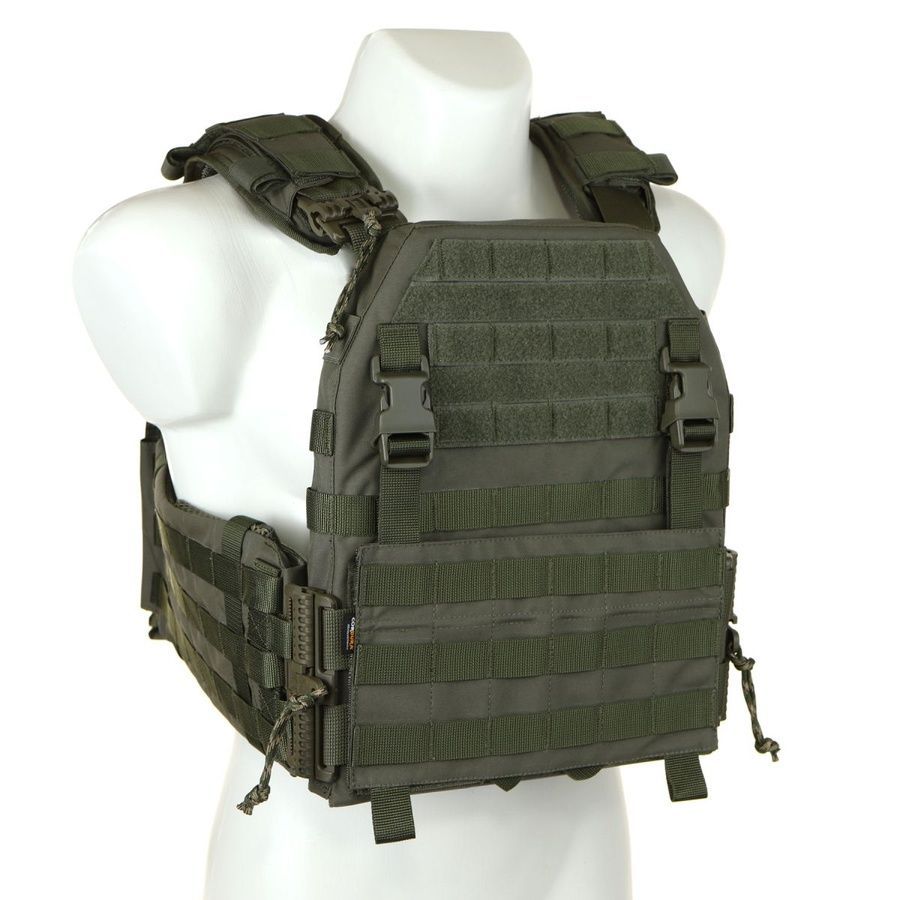 Плитоноска Falcon XL PRO Ranger Green, для збільшених плит 28х36 см, з функцією швидкого скидання MOLLI фото