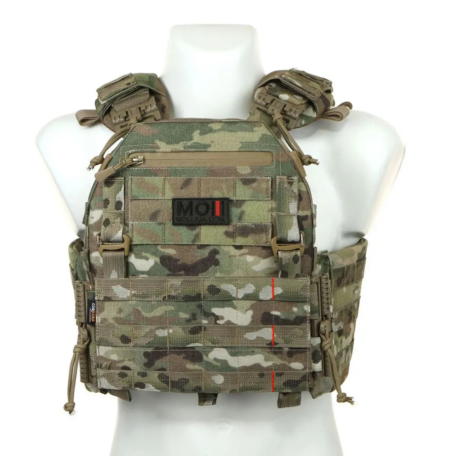 Плитоноска &ldquo;Рубікон&rdquo; мультикам, з підсумками під АК, MOLLI фото