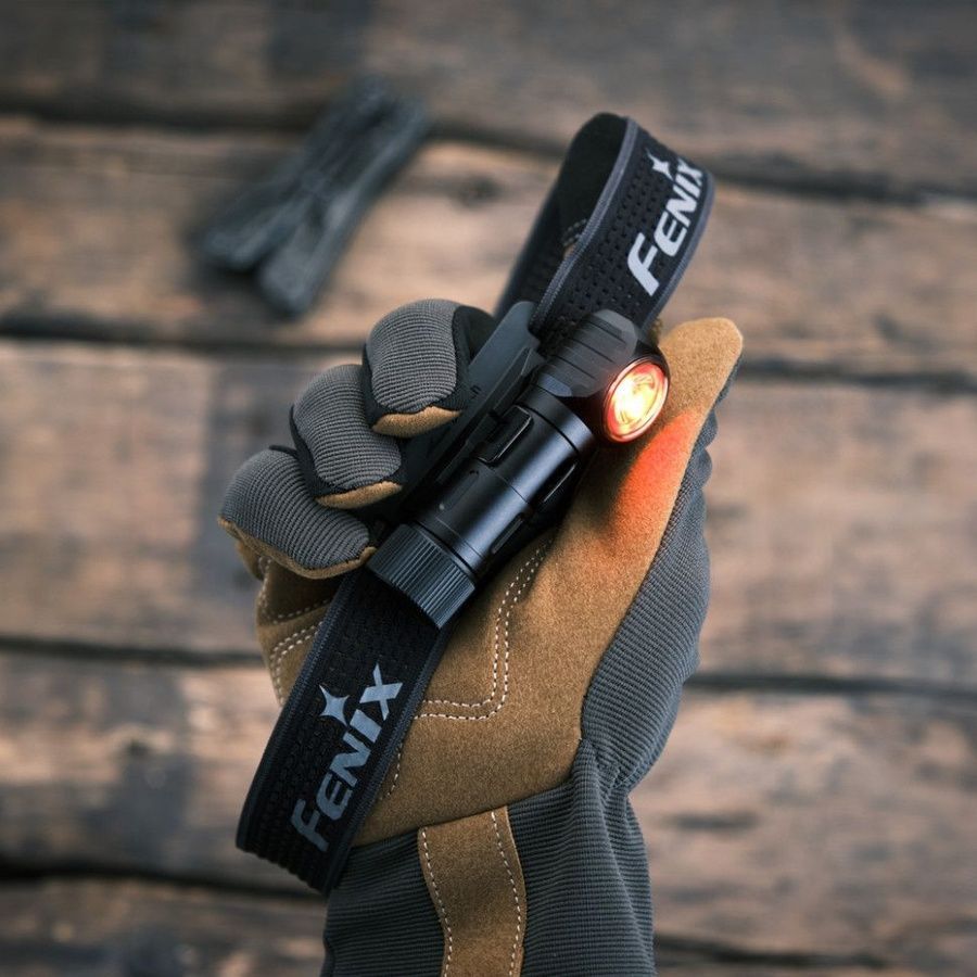 Ліхтар налобний тактичний з червоним світлом Fenix Scout (HM23 V2.0) | Лімітована серія фото