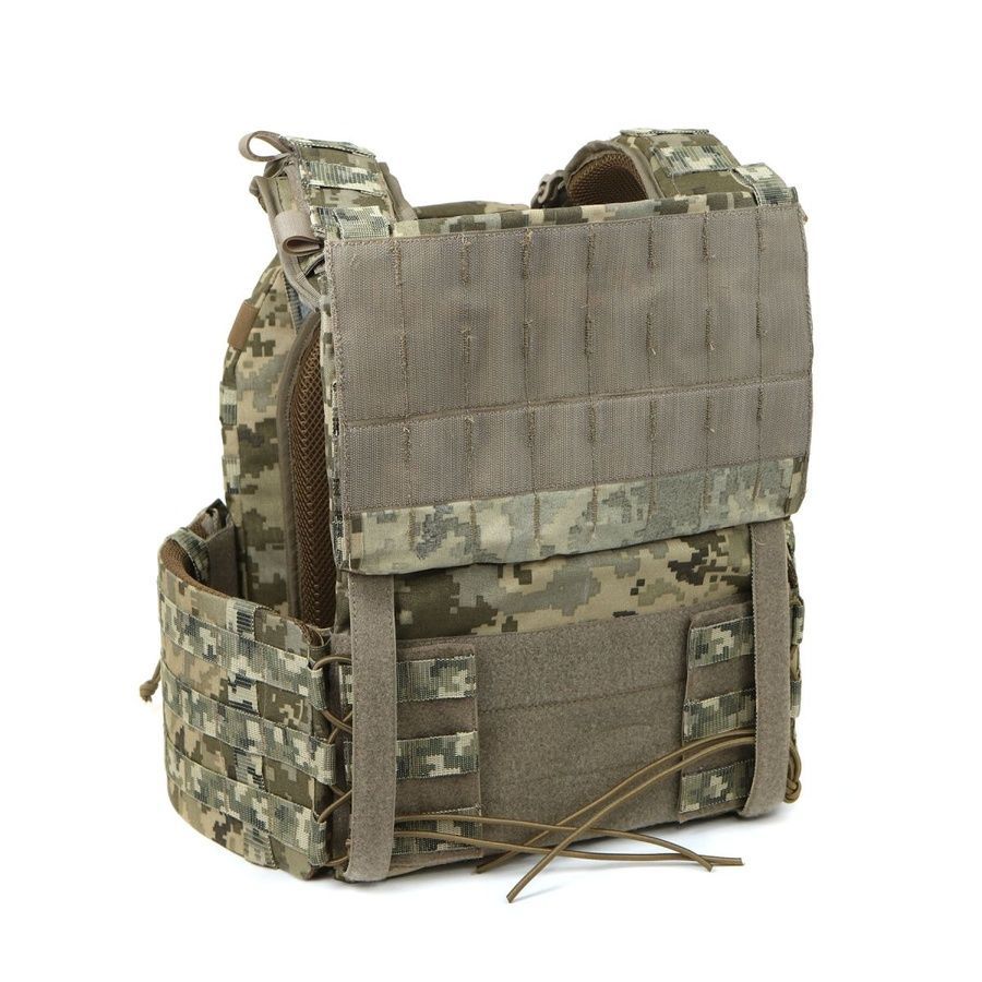 Плитоноска Falcon XL PRO піксель, для збільшених плит, з функцією швидкого скидання MOLLI фото