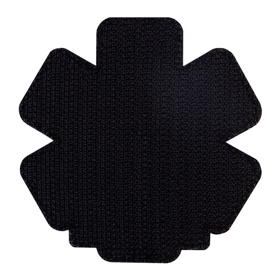 ПВХ патч (шеврон) "Військовий медик" чорний фото