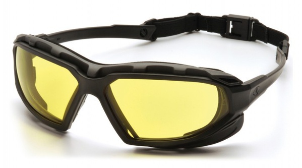 Захисні окуляри Pyramex Highlander-PLUS (amber) Anti-Fog, жовті фото
