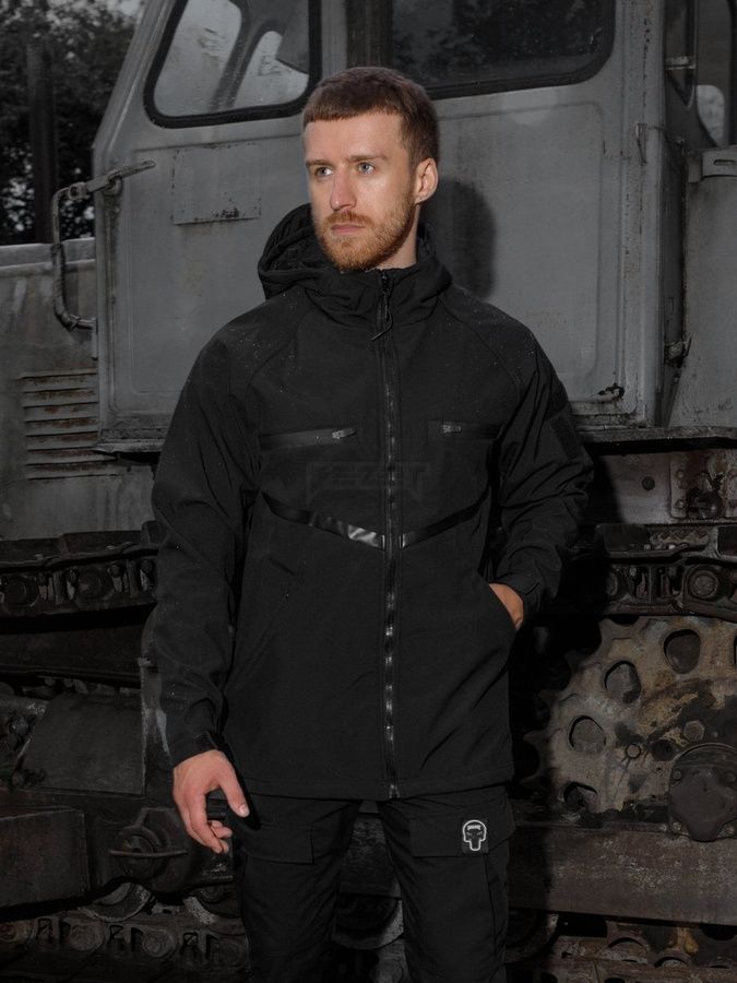 Куртка SOFTSHELL BEZET Omega черный фото