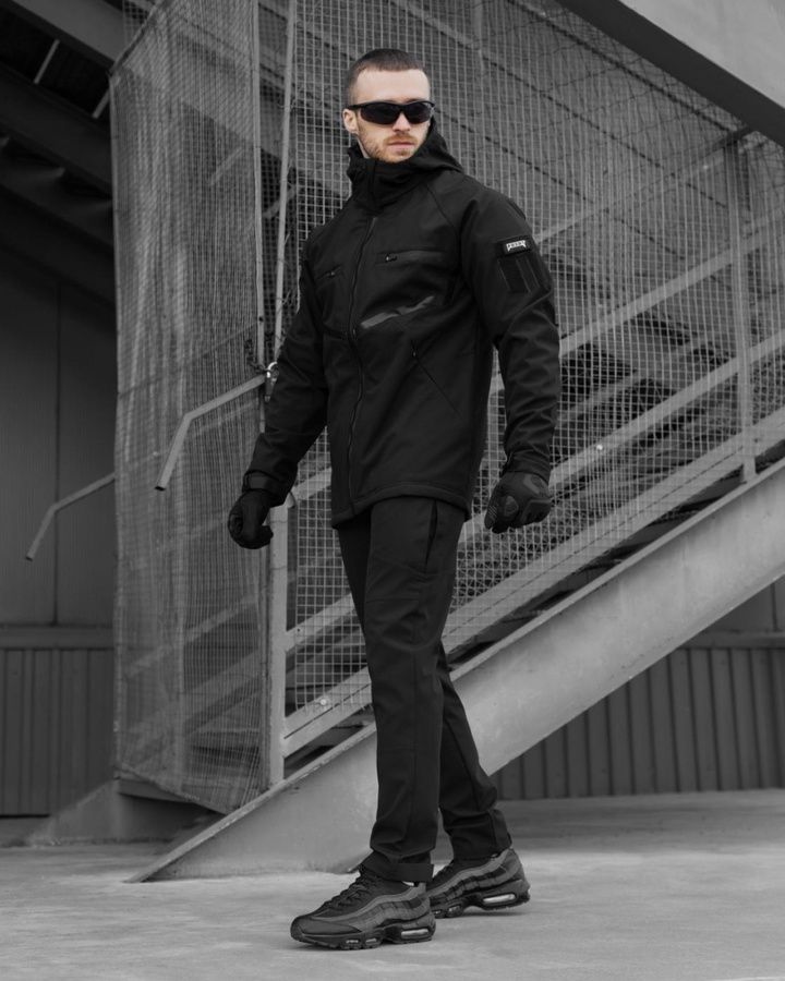 Куртка SOFTSHELL BEZET Omega черный фото