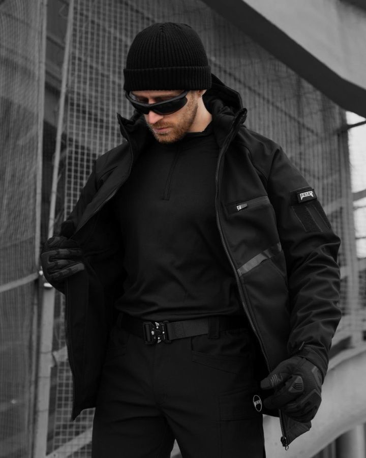 Куртка SOFTSHELL BEZET Omega черный фото