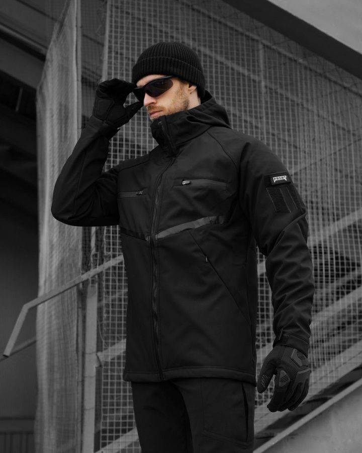 Куртка SOFTSHELL BEZET Omega черный фото