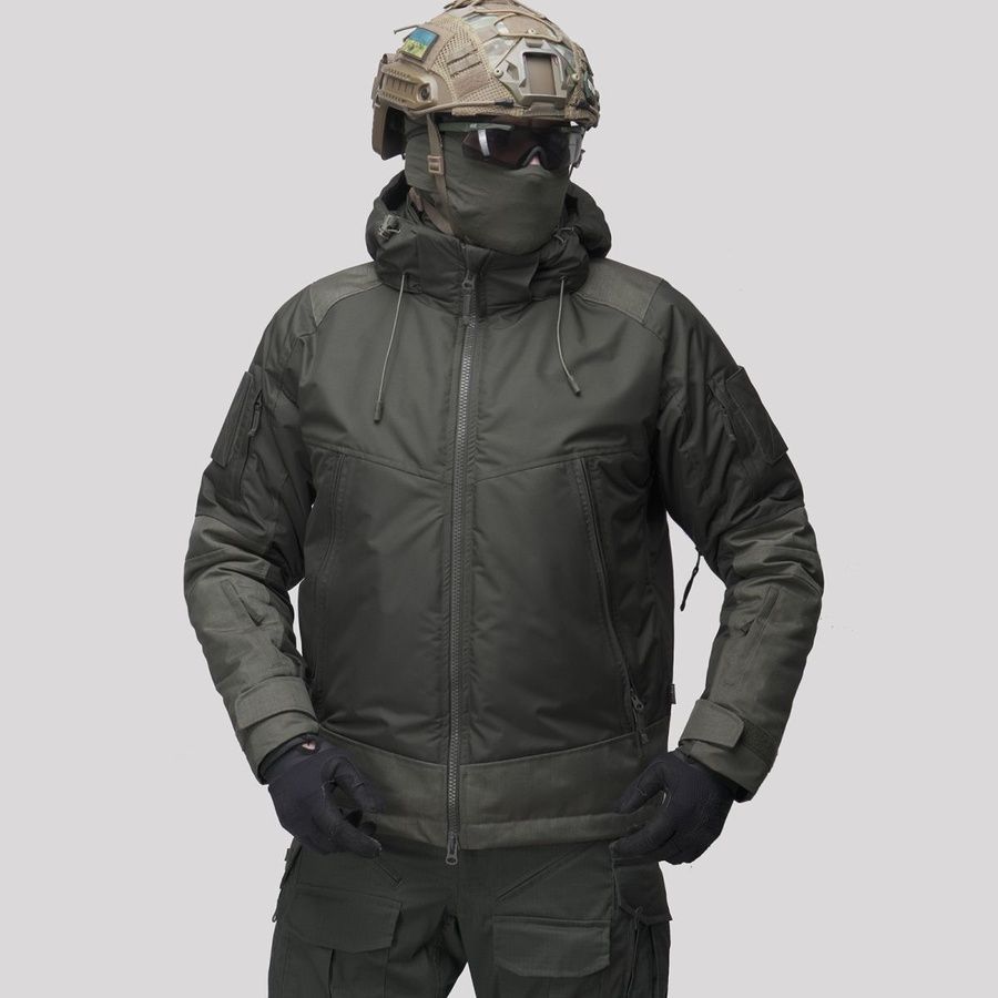 Тактична зимова куртка UATAC Olive Membrane Climashield Apex S фото