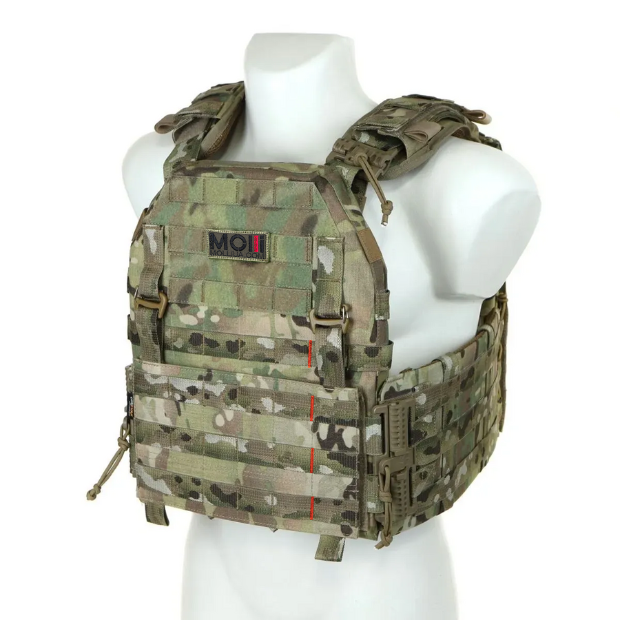 Плитоноска Falcon XL PRO Multicam, для увеличенных плит 28х36 см, с функцией быстрого сброса MOLLI фото