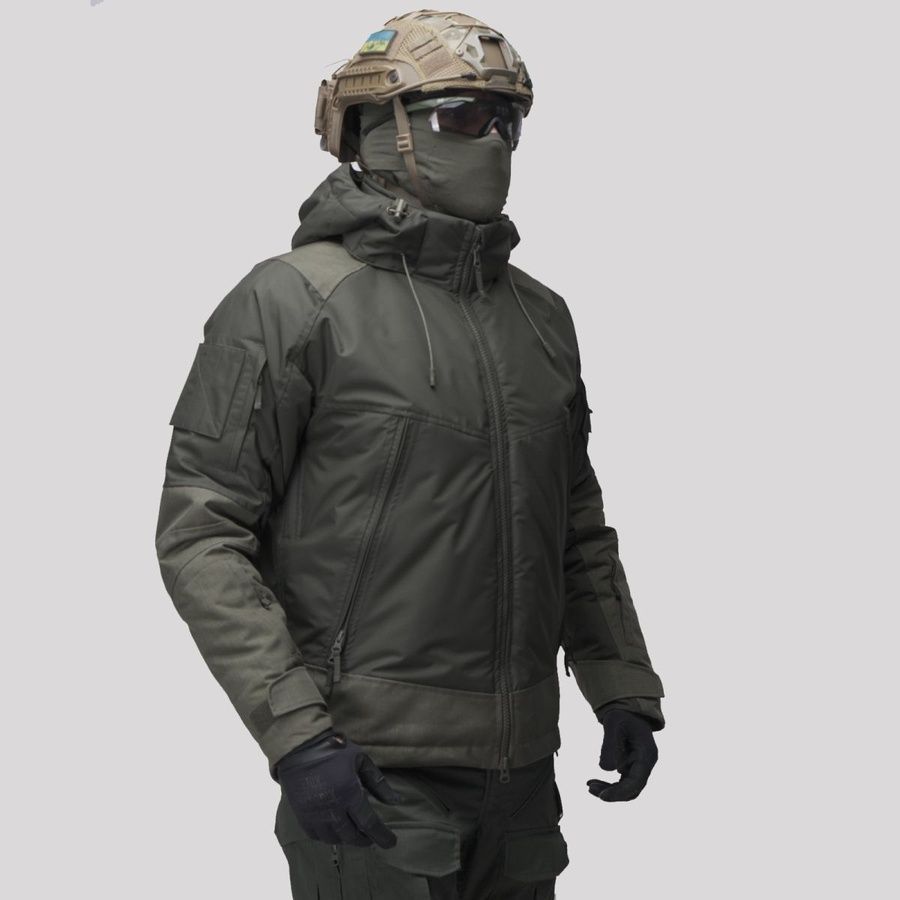 Тактична зимова куртка UATAC Olive Membrane Climashield Apex S фото