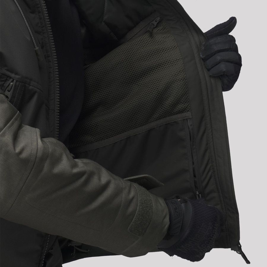 Тактична зимова куртка UATAC Olive Membrane Climashield Apex S фото