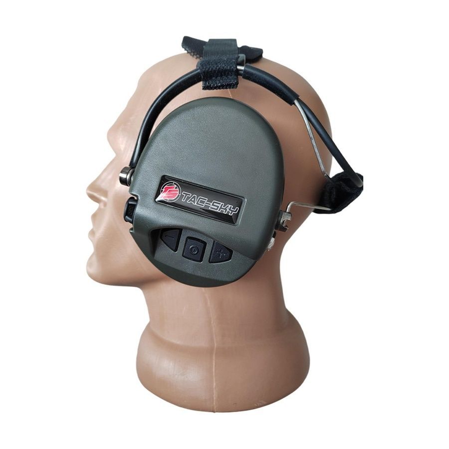 Активні захисні навушники Tac-Sky Neckband Headset 2L - Olive фото