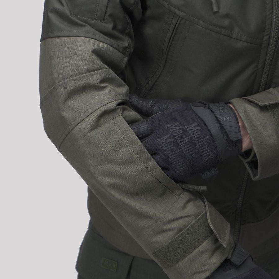 Тактична зимова куртка UATAC Olive Membrane Climashield Apex S фото