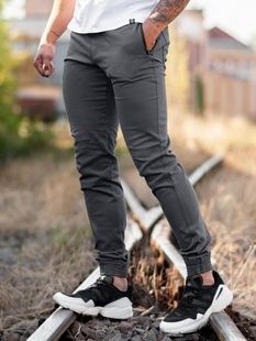 Брюки джогери BEZET Casual сірий фото