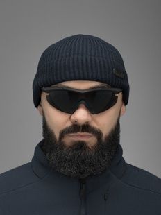 Шапка в'язана BEZET Patrol синій фото
