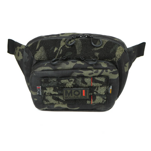 Поясная сумка-бананка, кросс-боди Black Multicam, Molli UA