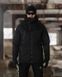 Демісезонний військовий комплект (куртка techwear чорний, Штани карго шпигун чорний, Шапка флісова чорний, Рюкзак тактичний Soldier чорний, Рукавиці тактичні Protective чорний, Окуляри тактичні чорний) BEZET фото 9