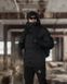 Демісезонний військовий комплект (куртка techwear чорний, Штани карго шпигун чорний, Шапка флісова чорний, Рюкзак тактичний Soldier чорний, Рукавиці тактичні Protective чорний, Окуляри тактичні чорний) BEZET фото 8