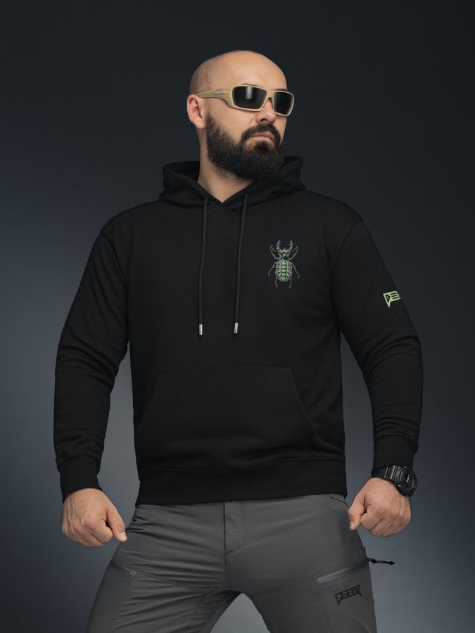 Худі BEZET Scarab Ops чорний фото