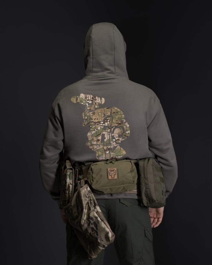 Худые BEZET Fighter army grey фото