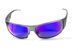 Защитные очки открытые Global Vision BAD-ASS-1 GunMetal (G-Tech&trade; blue) синие зеркальные фото 9