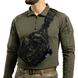 Поясна сумка-бананка, крос-боді Black Multicam, Molli UA фото 3