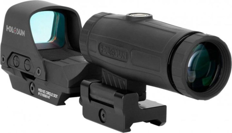 Коліматорний приціл Holosun HS510C та збільшувач HM3X (Combo Set) фото