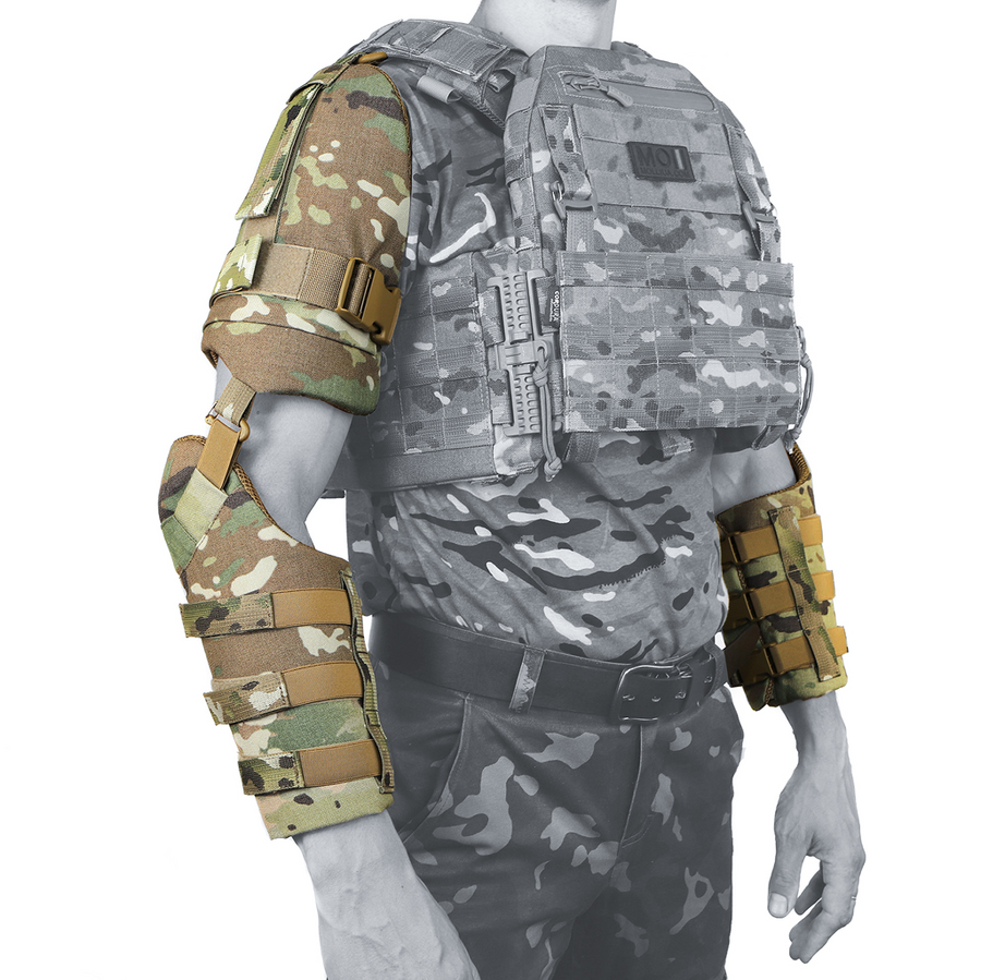 Комплект балістичного захисту плечей та передпліччя &ldquo;ARM Protection&rdquo; 1 або 2 класу,мультикам, MOLLI фото