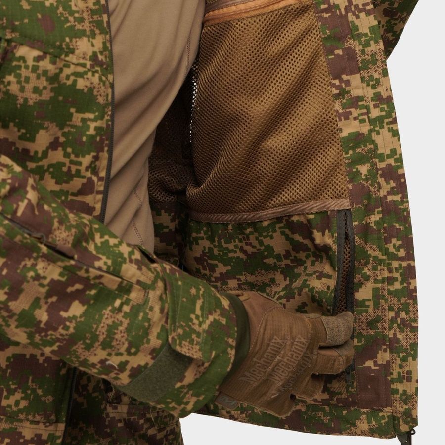 Тактична демісезонна куртка UATAC Gen 5.6 Хижак Піксель Ripstop | L фото Тактична демісезонна куртка UATAC Gen 5.6 Хижак Піксель | XS фото