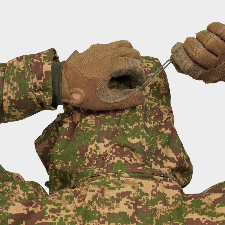 Тактична демісезонна куртка UATAC Gen 5.6 Хижак Піксель Ripstop | L фото Тактична демісезонна куртка UATAC Gen 5.6 Хижак Піксель | XS фото