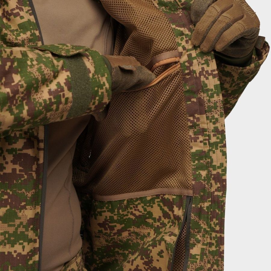 Тактична демісезонна куртка UATAC Gen 5.6 Хижак Піксель Ripstop | L фото Тактична демісезонна куртка UATAC Gen 5.6 Хижак Піксель | XS фото